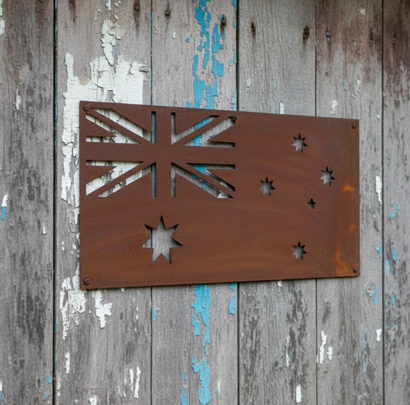 Australian Flag Metal Wall Art