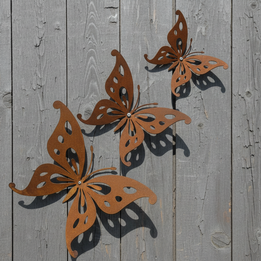 Metal Butterfly Wall Art