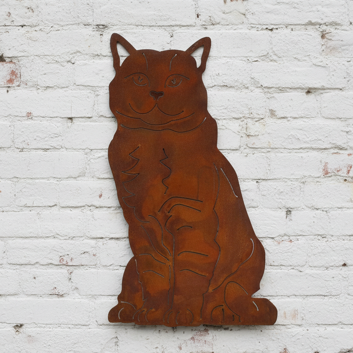 Cat Metal Wall Art