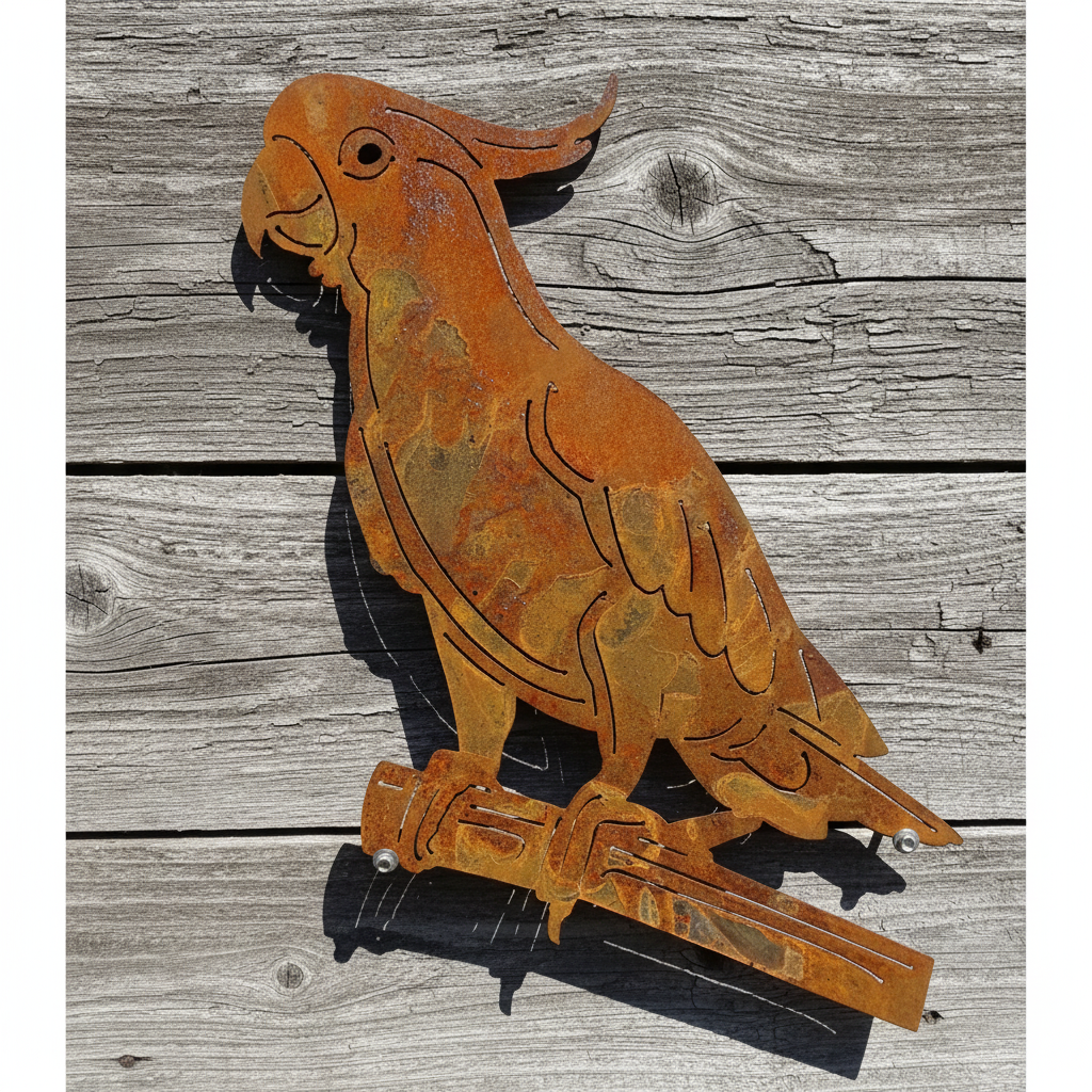 Cockatoo Metal Wall Art nd182