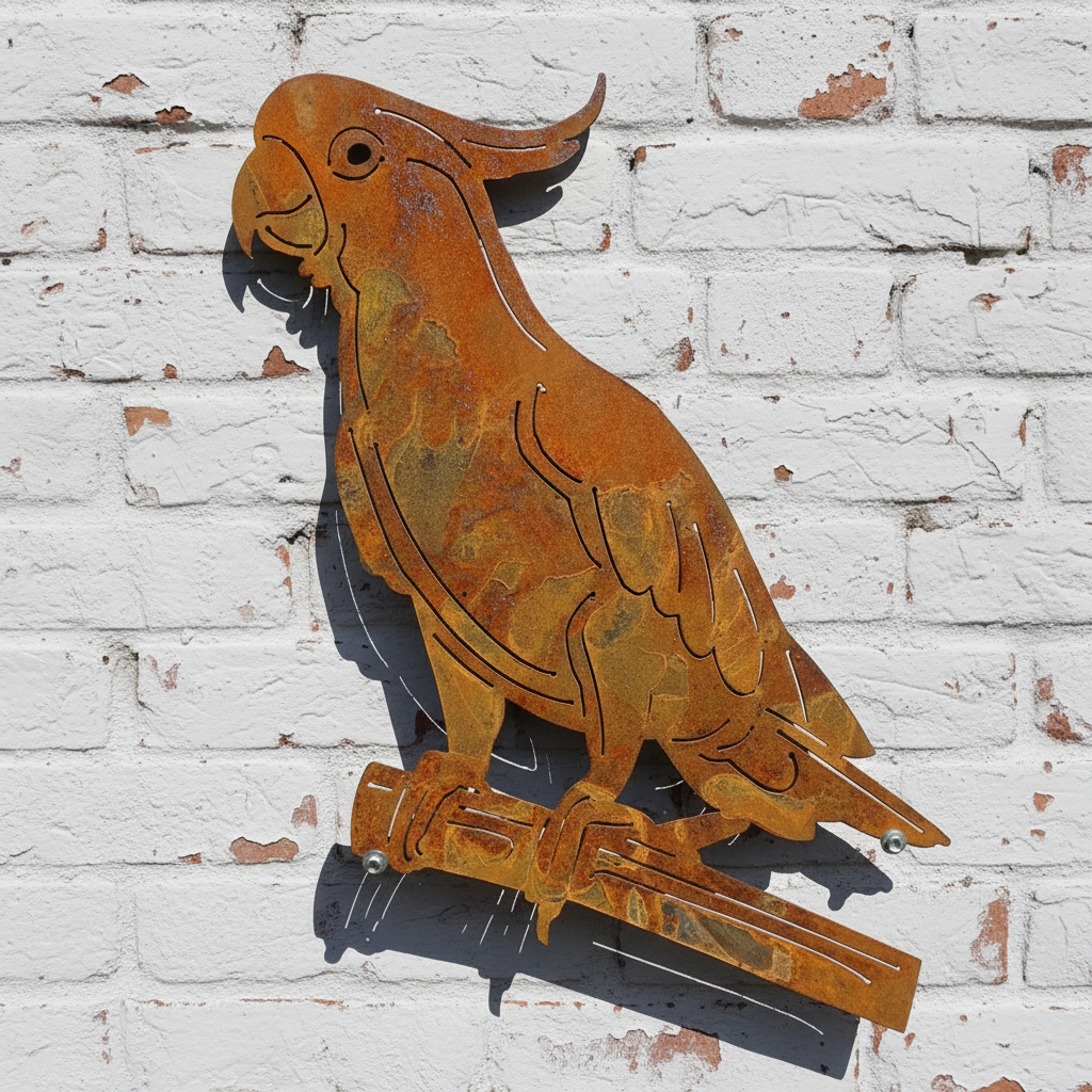 Cockatoo Metal Wall Art nd182