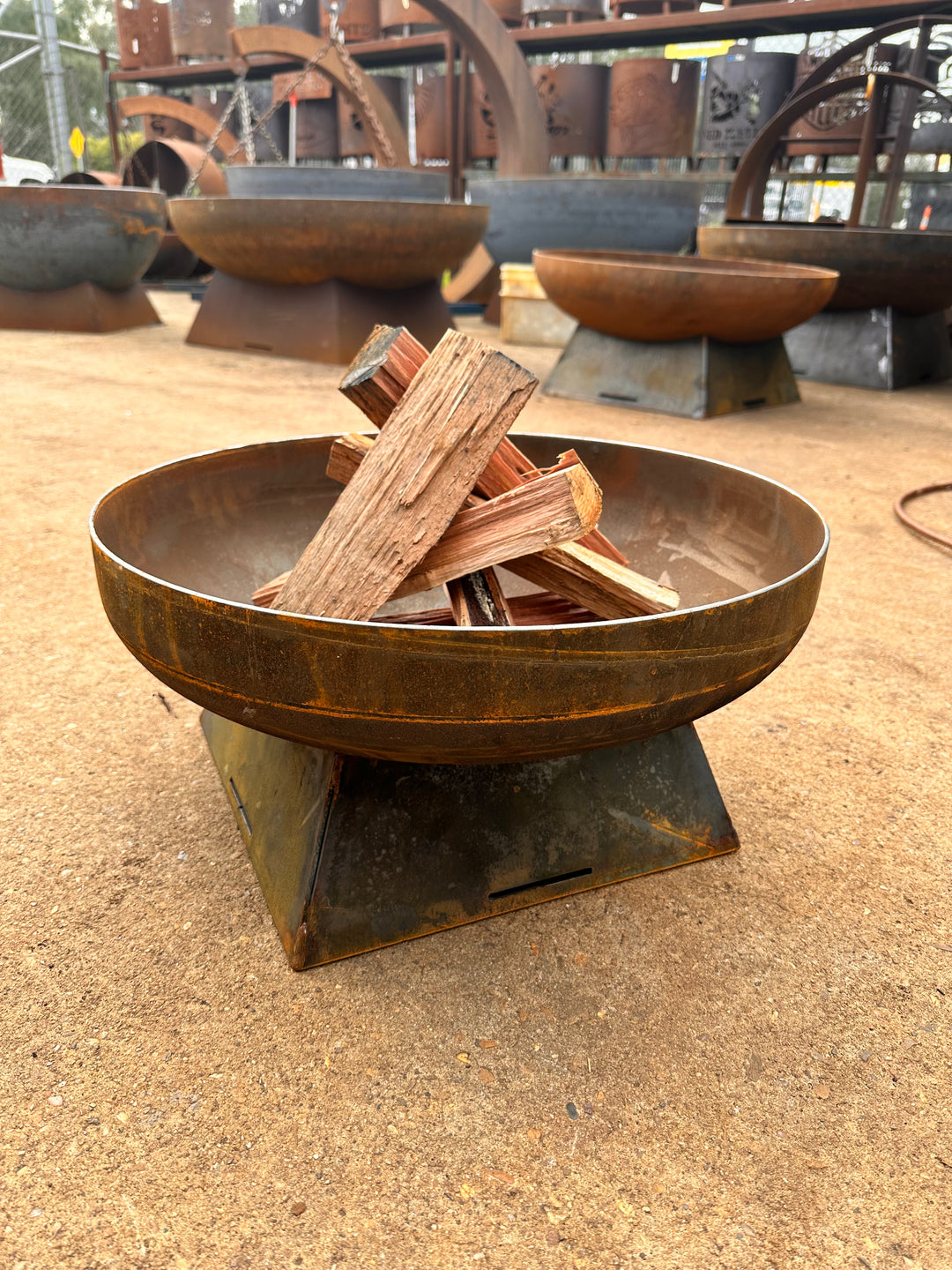 Contemporary Camping Fire Pit - Compact - Portable-Old n Dazed