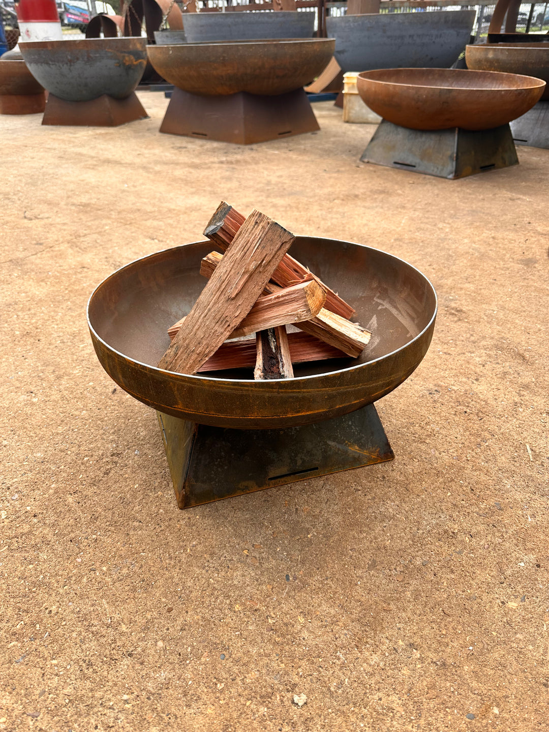 Contemporary Camping Fire Pit - Compact - Portable-Old n Dazed
