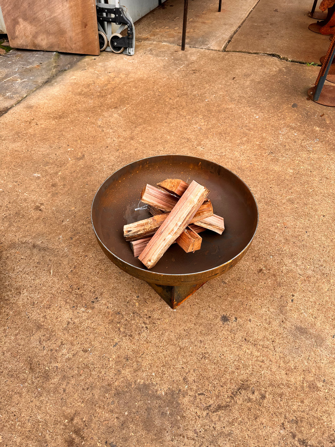 Contemporary Camping Fire Pit - Compact - Portable-Old n Dazed