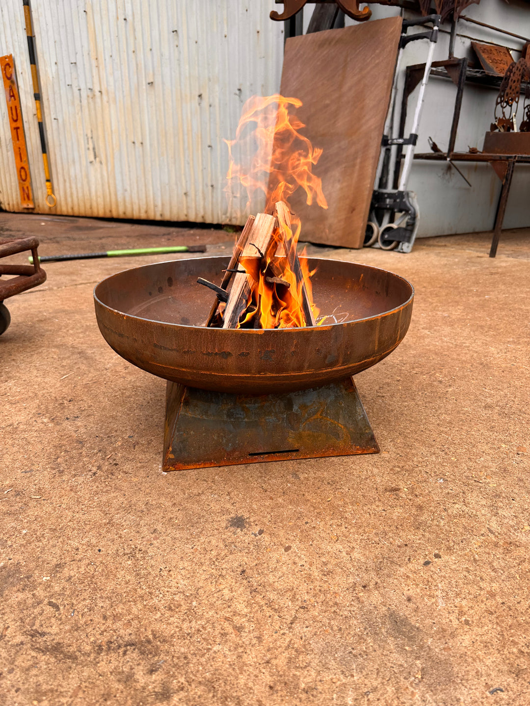 Contemporary Camping Fire Pit - Compact - Portable-Old n Dazed