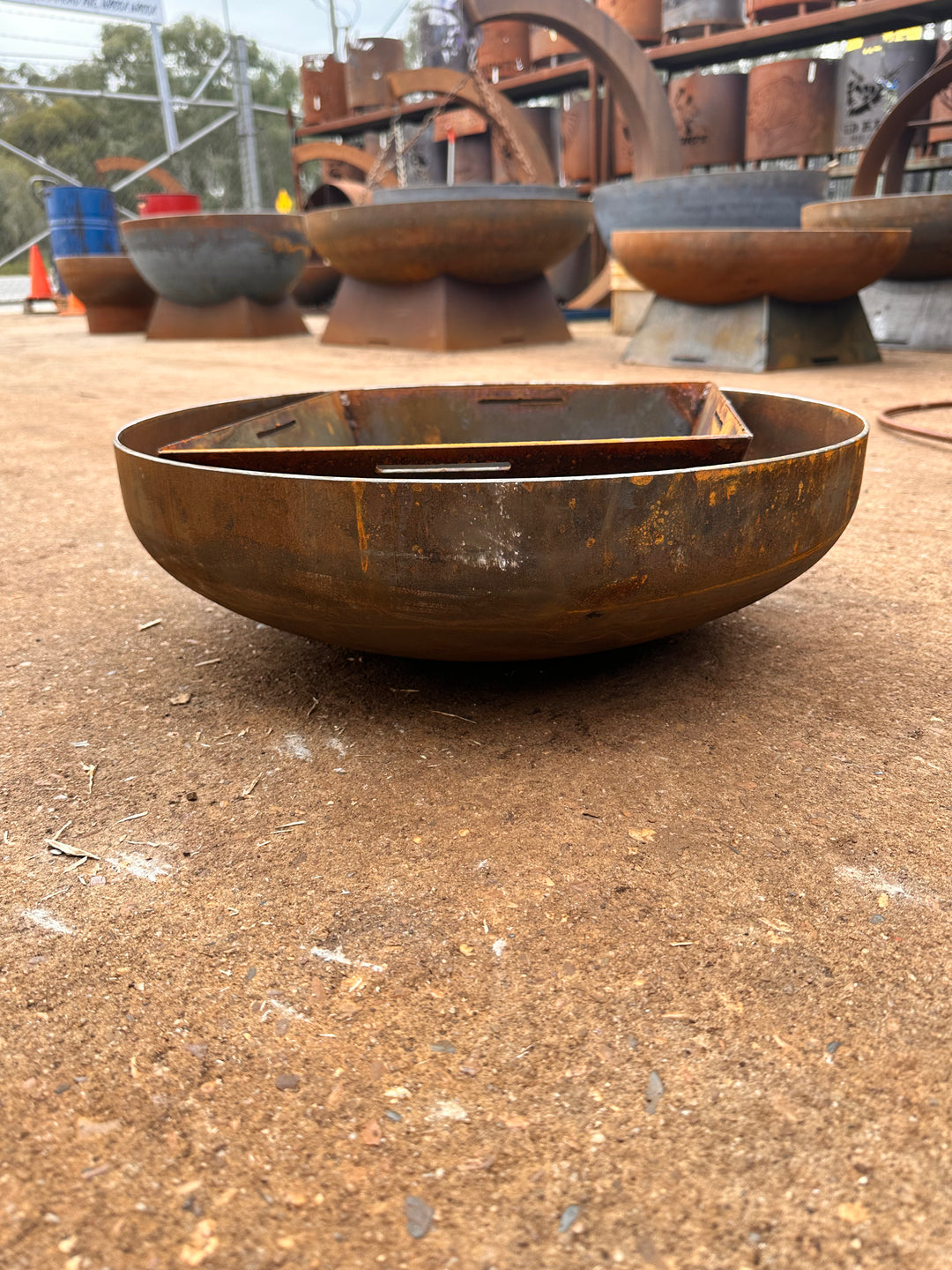 Contemporary Camping Fire Pit - Compact - Portable-Old n Dazed