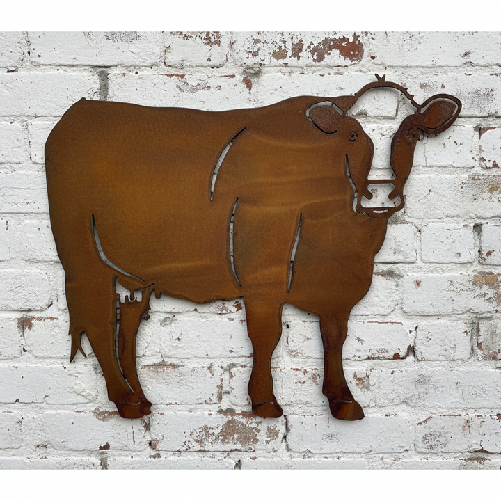Cow Farm Metal Wall Art