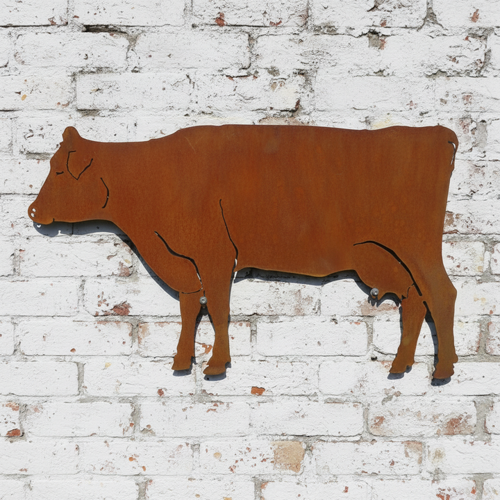 Cow Metal Wall Art