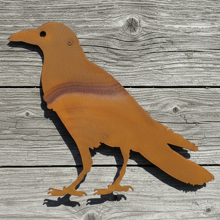 Crow Metal Wall Art