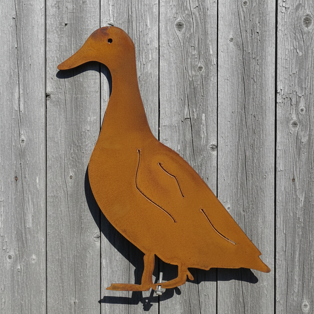 Duck (standing) Metal Wall Art