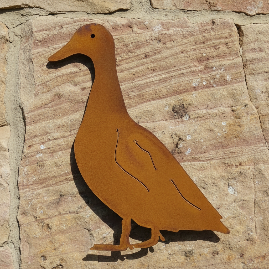 Duck (standing) Metal Wall Art