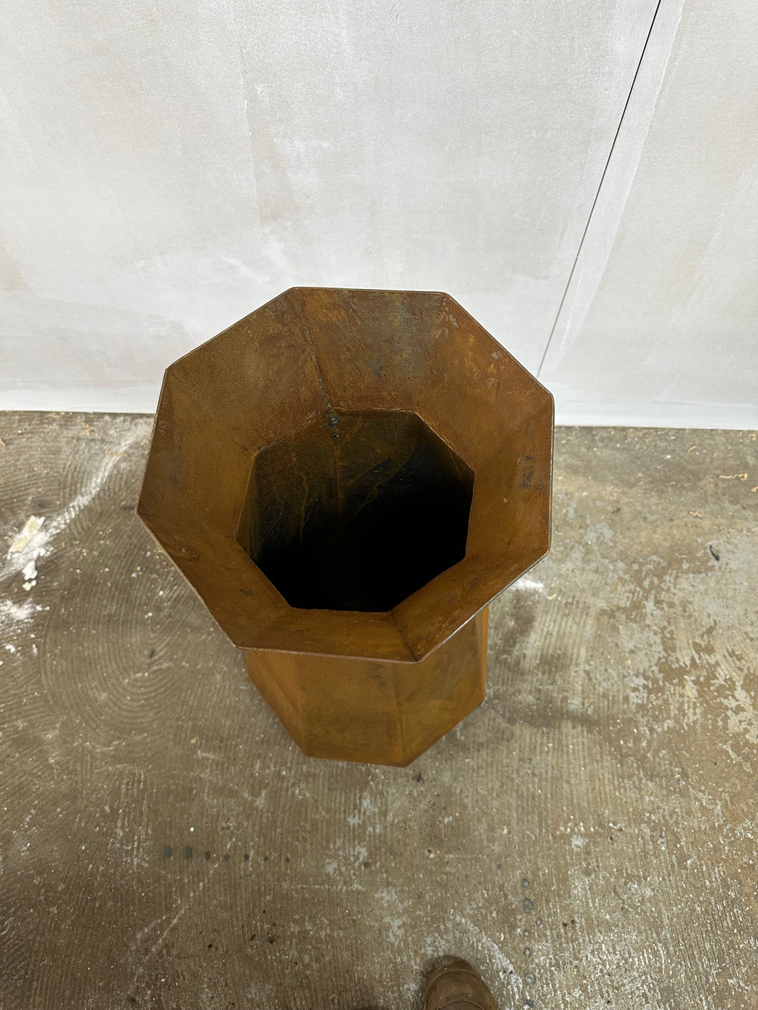EdgePod Slim – Geometric Metal Vase - Pot-Old n Dazed