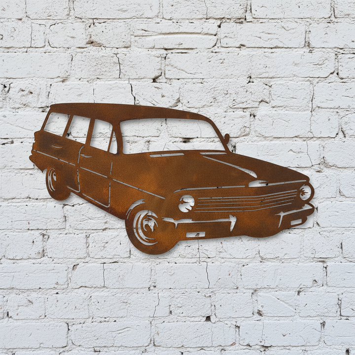 EJ Holden Station Wagon Metal Wall Art