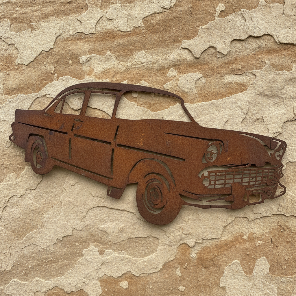 Ek Holden Sedan Metal Wall Art