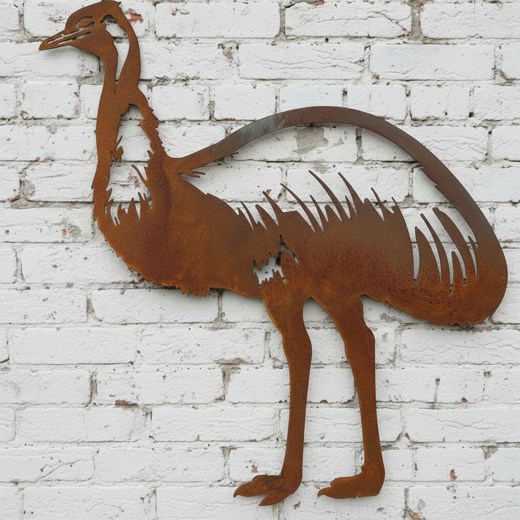 Emu Metal Wall Art