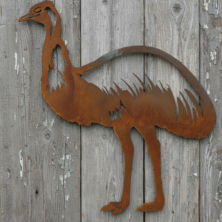 Emu Metal Wall Art