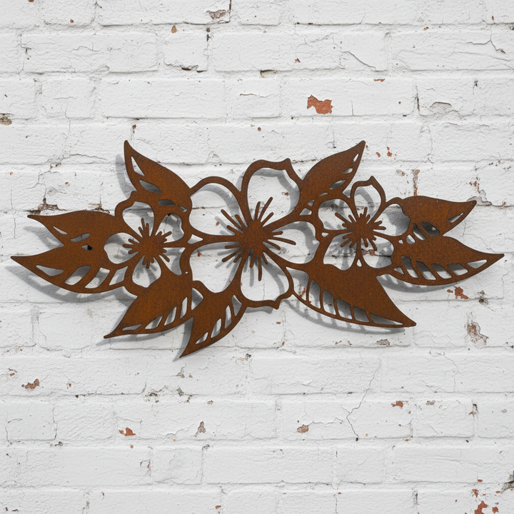 Floral Wall Art - Flowers Metal Wall Art