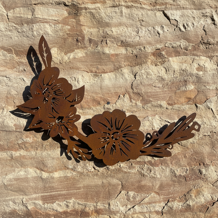 Floral Wall Art - Flowers Metal Wall Art nd453