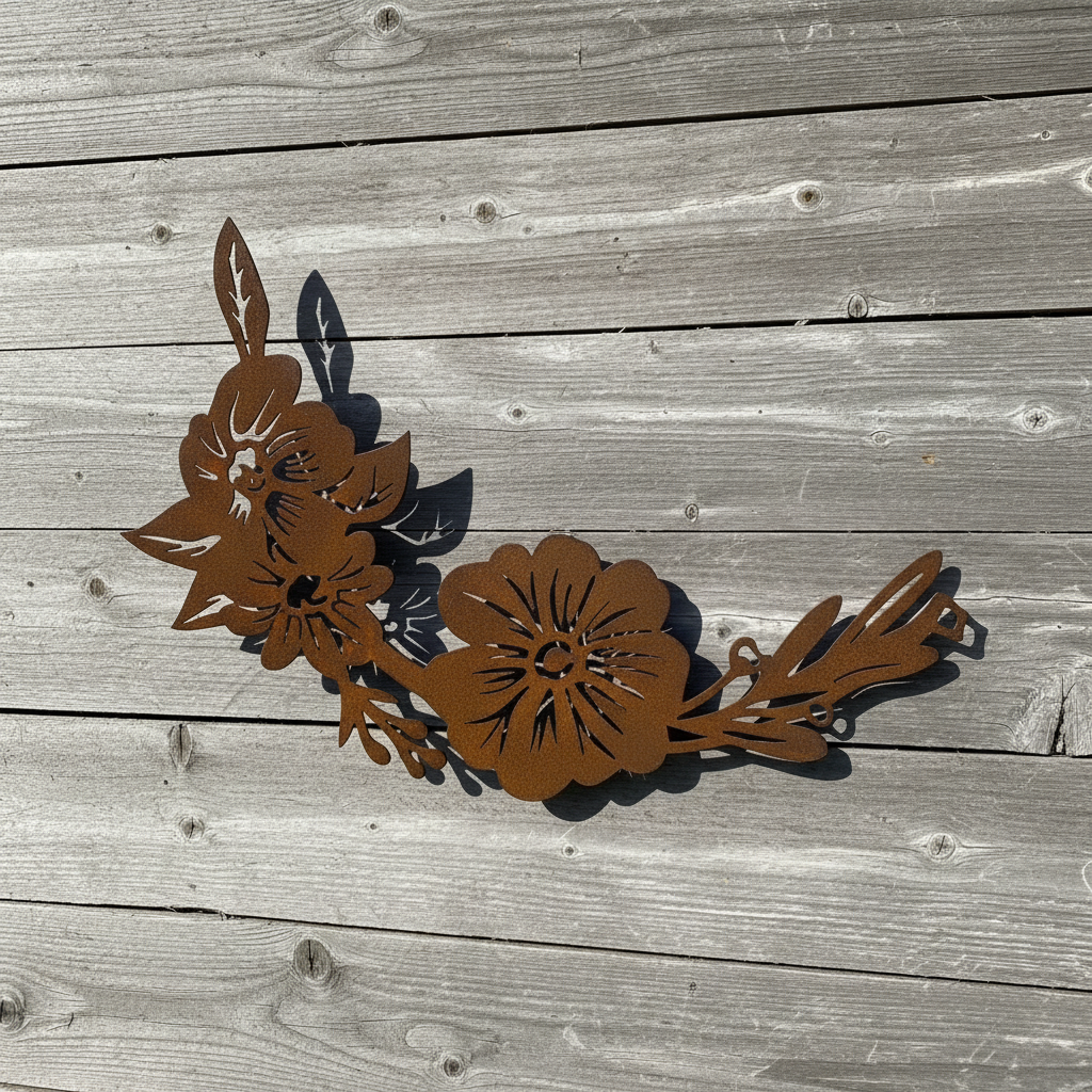 Floral Wall Art - Flowers Metal Wall Art nd453