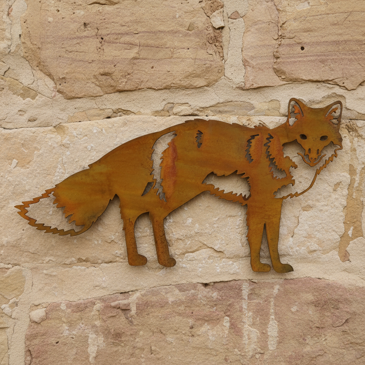 Fox Metal Wall Art