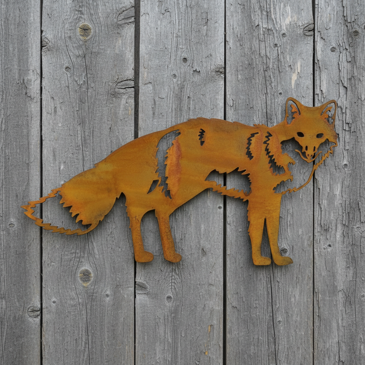 Fox Metal Wall Art