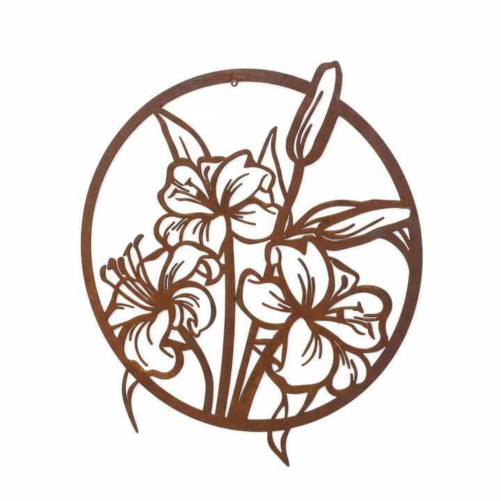 Frangipani Flowers - Metal Wall Art