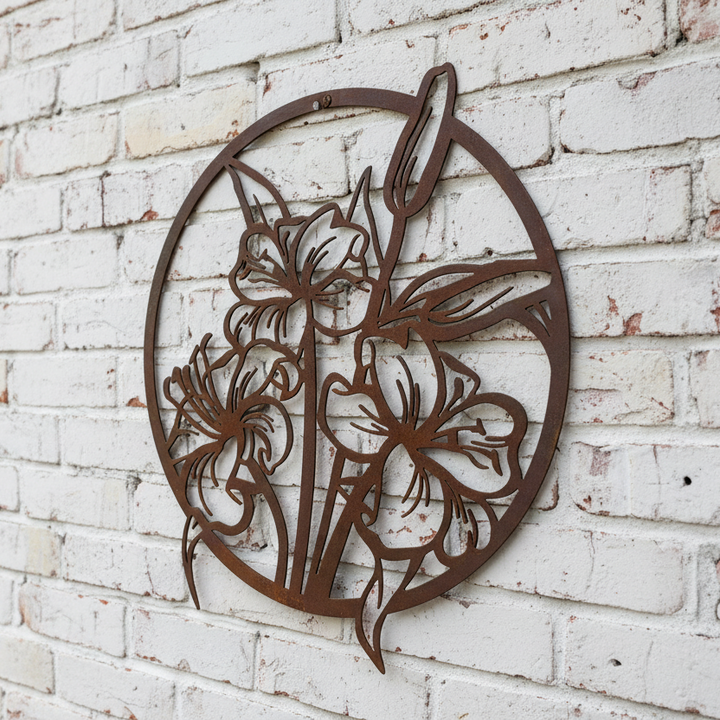 Frangipani Flowers - Metal Wall Art