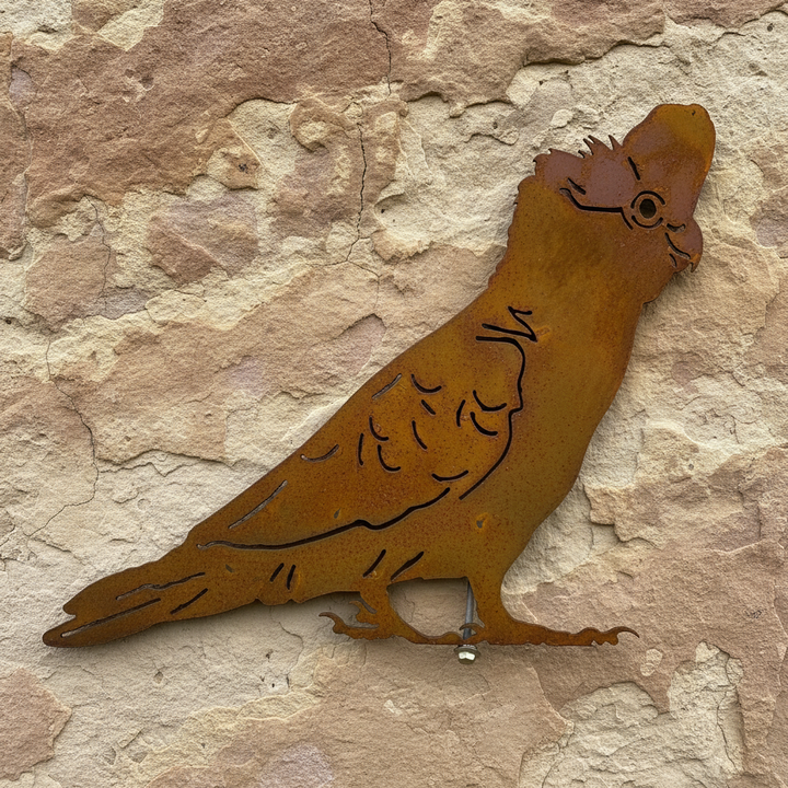 Galah Metal Wall Art - Garden Art