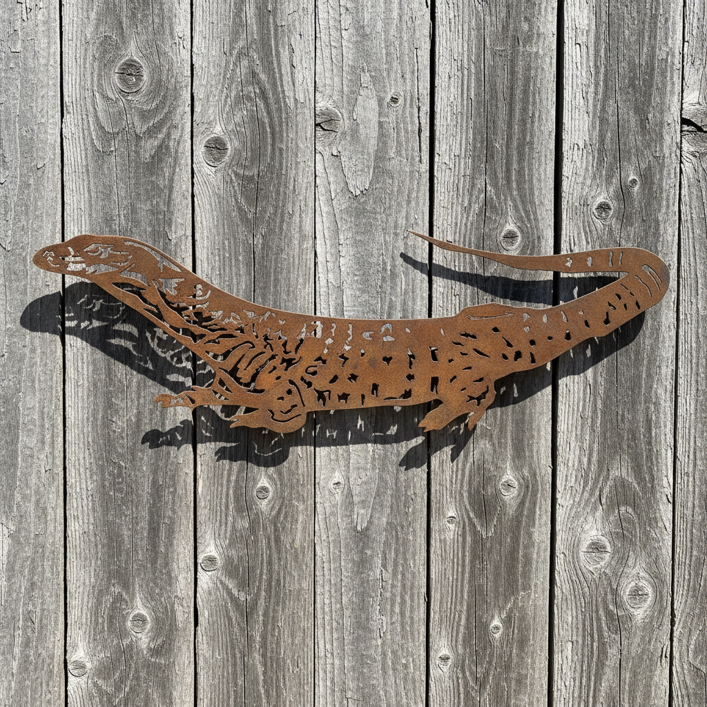 Goanna Metal Wall Art / Garden Art