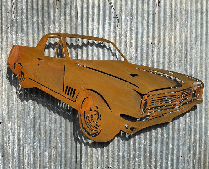 HG GTS Holden Ute Metal Wall Art-Old n Dazed