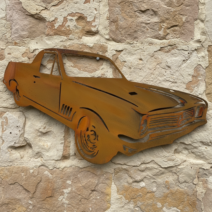HG GTS Holden Ute Metal Wall Art