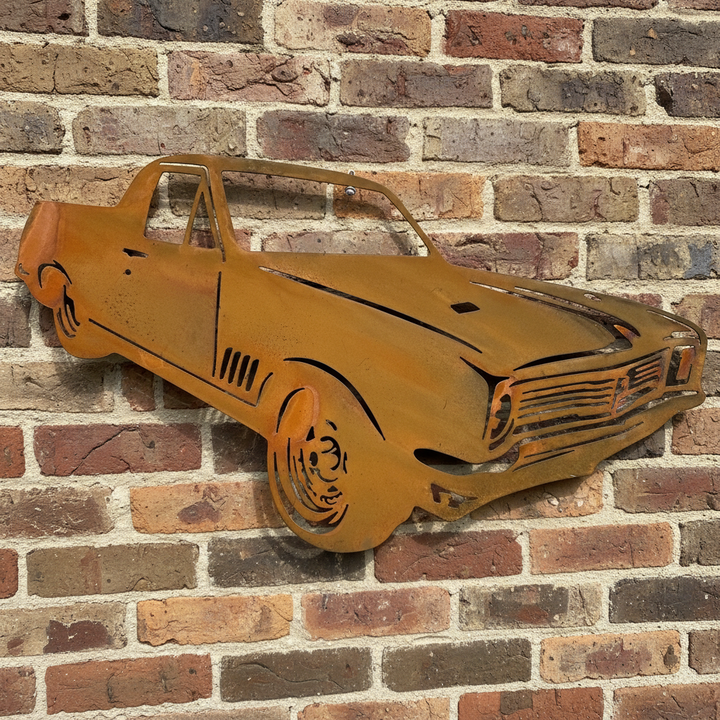 HG GTS Holden Ute Metal Wall Art