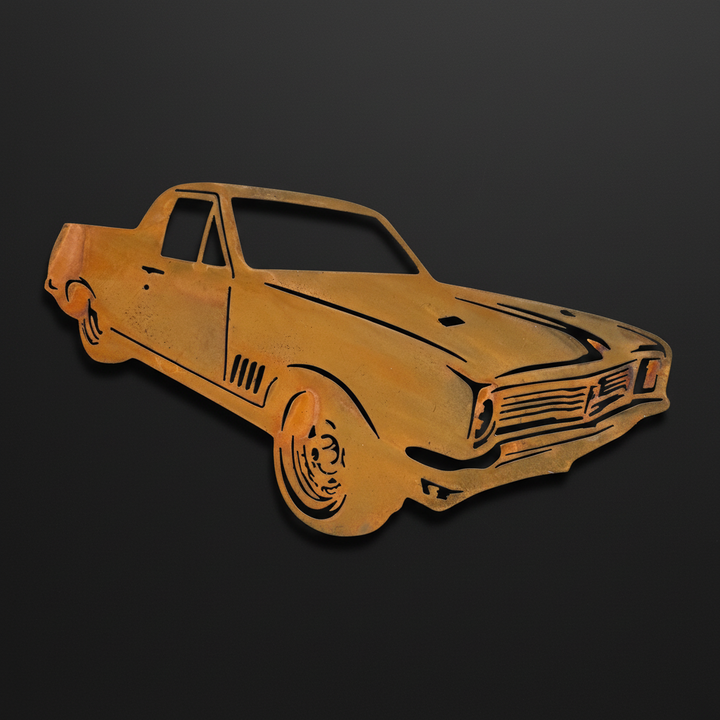 HG GTS Holden Ute Metal Wall Art