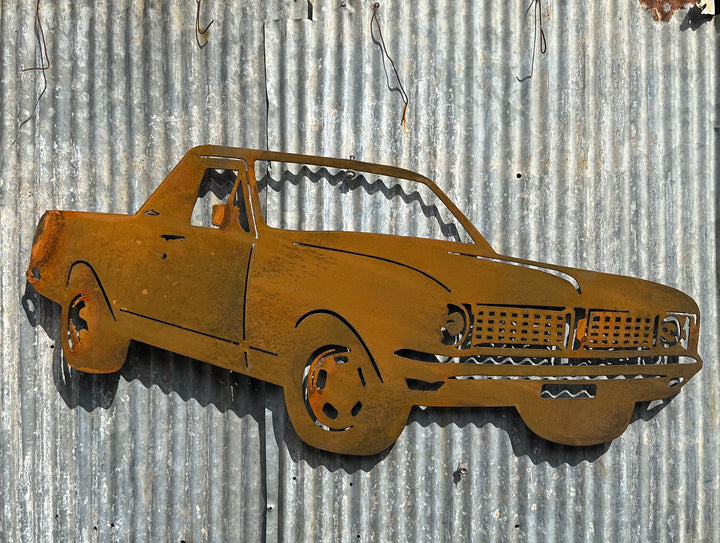 HG Holden Ute Metal Wall Art-Old n Dazed