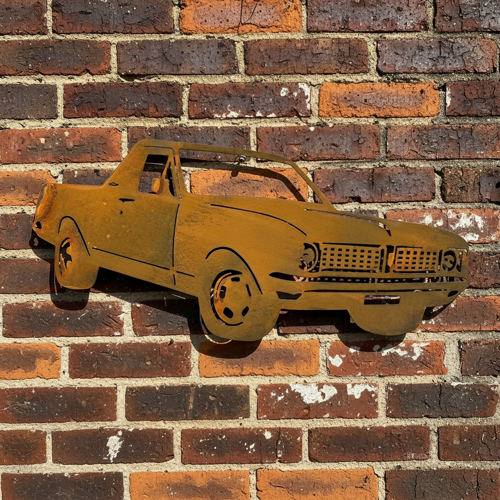 HG Holden Ute Metal Wall Art