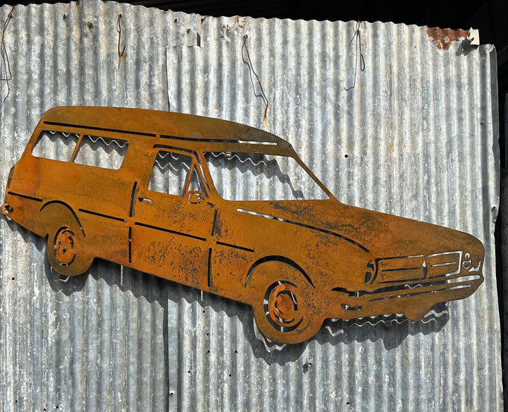HK Holden Panel Van Metal Wall Art-Old n Dazed