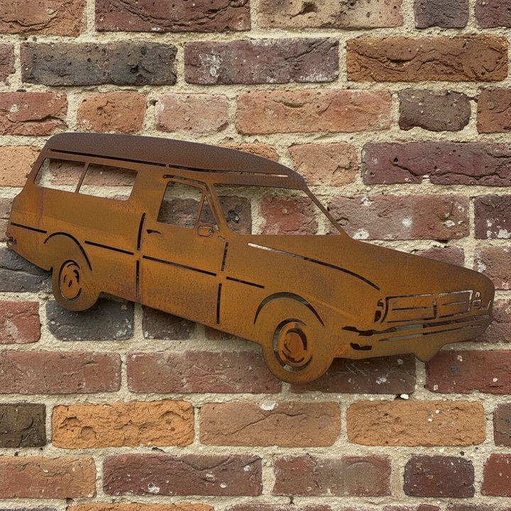 HK Holden Panel Van Metal Wall Art