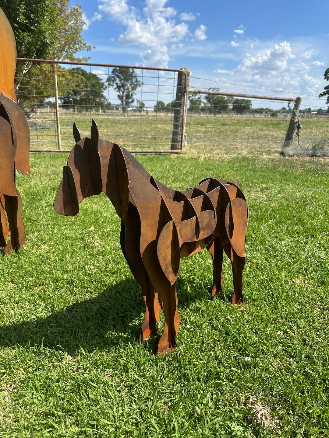 Horse - Metal garden Sculpture - Large Feature - Statement Piece-Old n Dazed