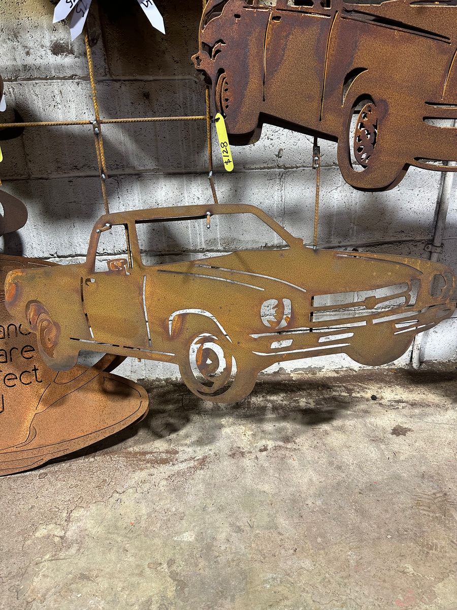 HQ Ute Metal Wall Art-Old n Dazed