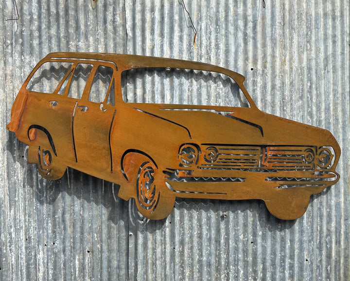 HR Holden Station Wagon Metal Wall Art-Old n Dazed