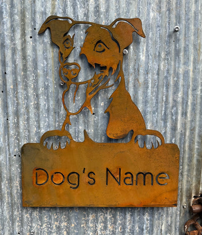 Jack Russel Terrier - Dog Memorial Plaque - Metal Art