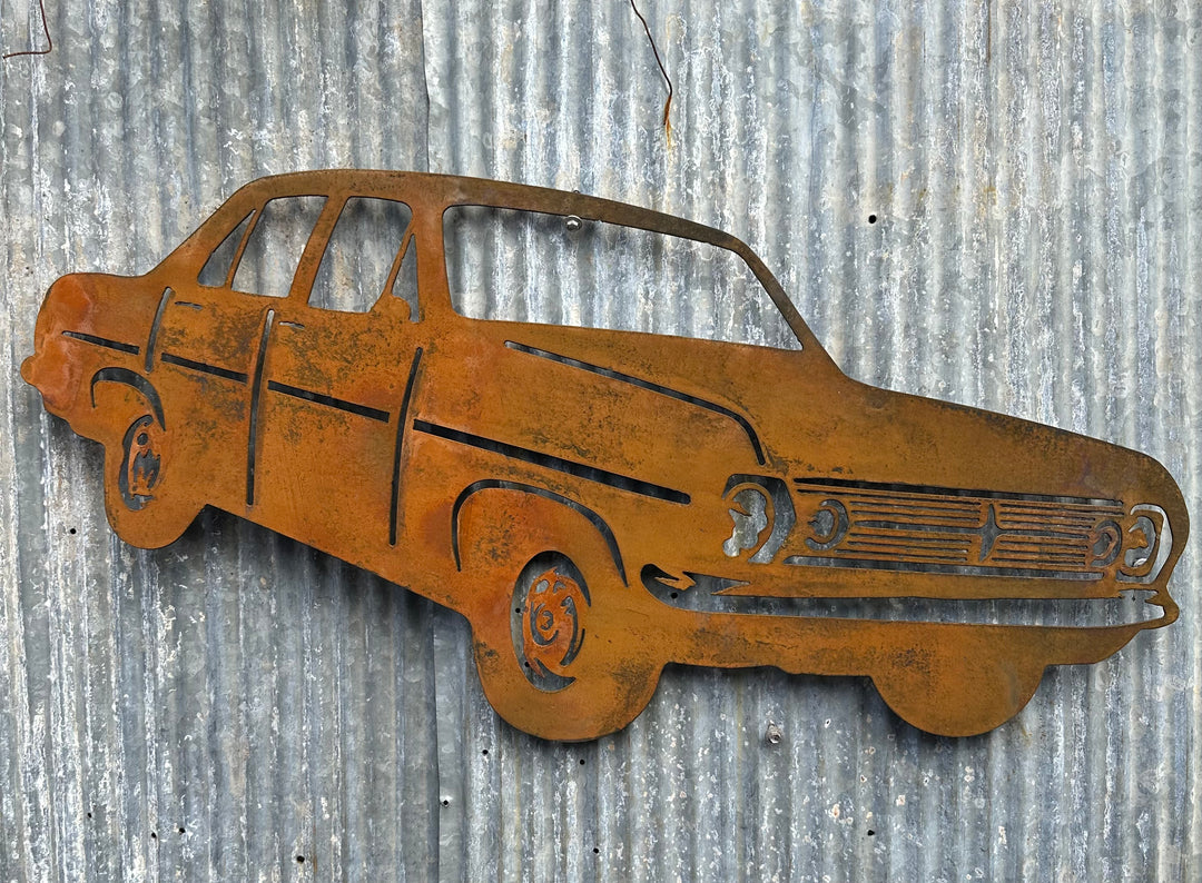 HR Holden Sedan Metal Wall Art