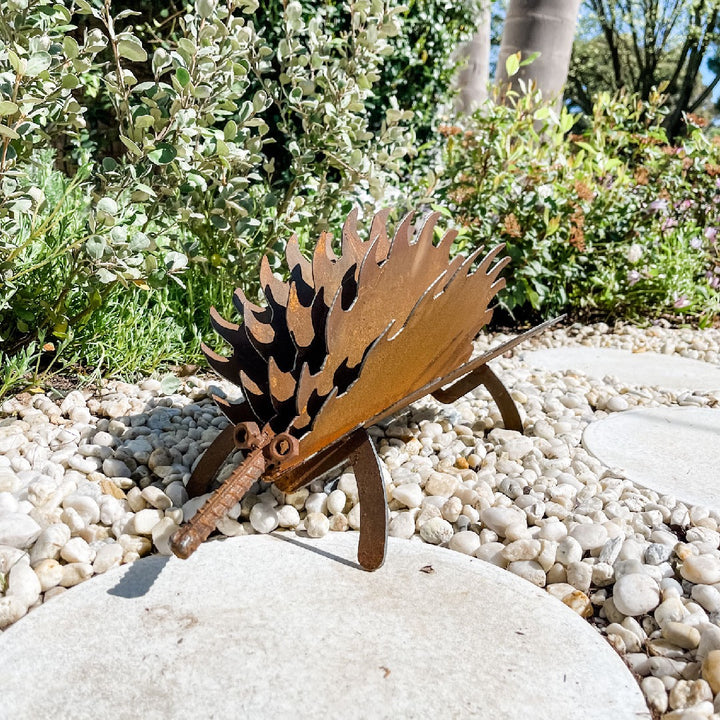 Echidna Garden Ornament - Metal Garden Art