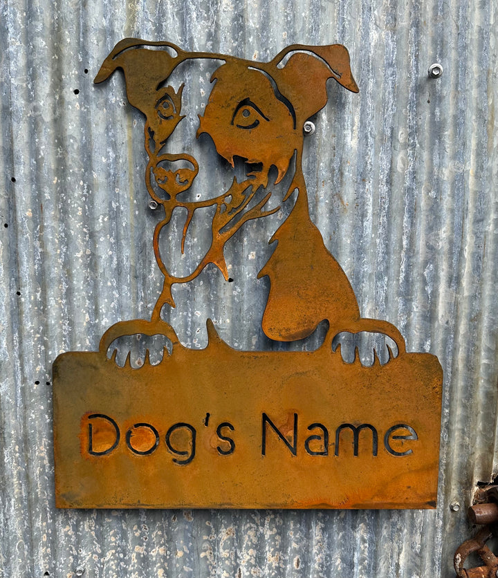 Jack Russel Terrier - Dog Memorial Plaque - Metal Art-Old n Dazed