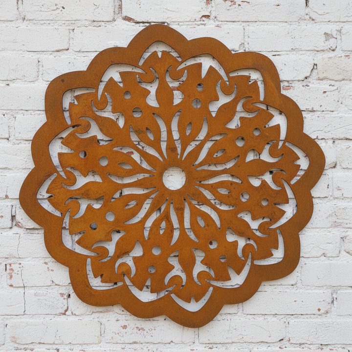 Mandala design A Metal Wall Art