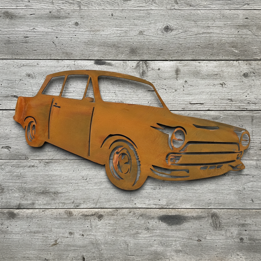 Mark 1 Cortina Metal Wall Art