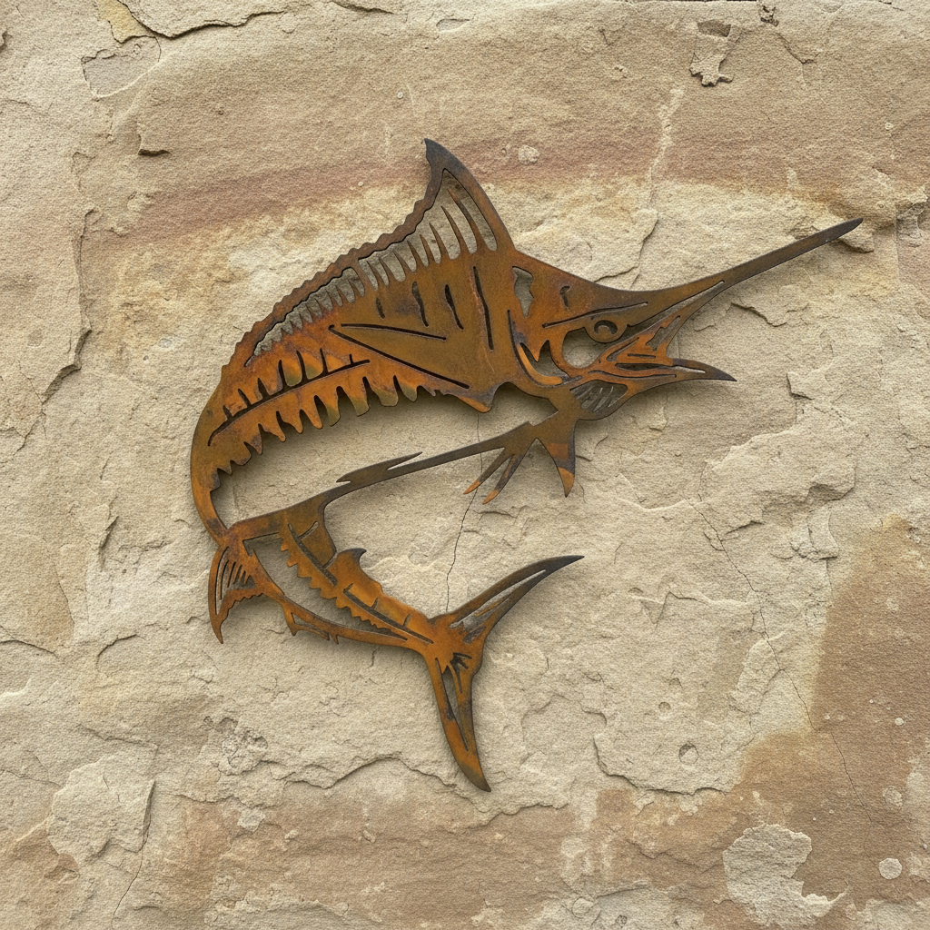 Marlin Metal Wall Art - Fish