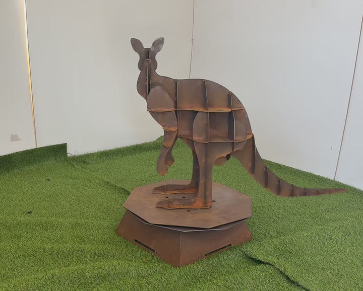 Kangaroo - Metal Sculpture - Large Garden Feature