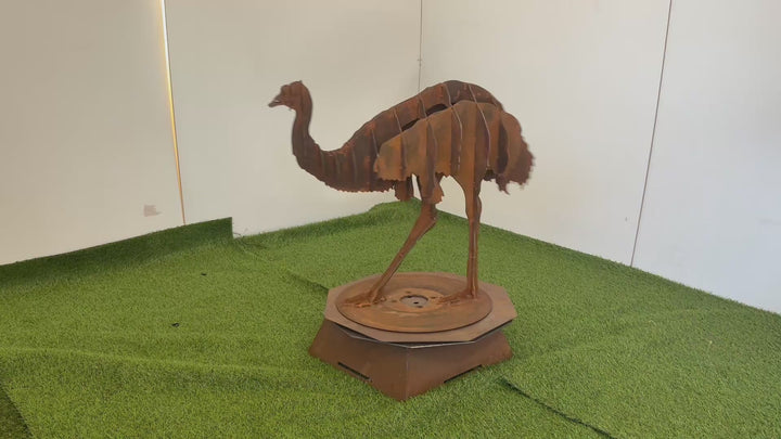 Outback Strider – Australian Metal Emu Sculpture