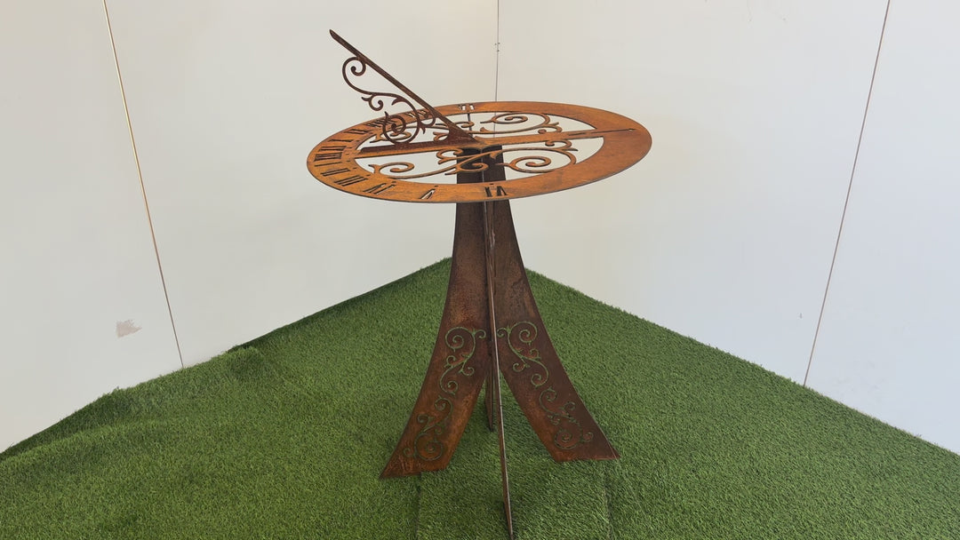 Sundial Metal Garden Art